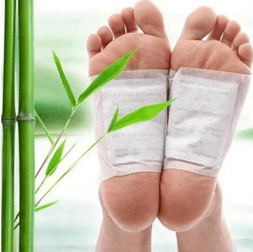 Kit de 10 adhesivos eliminadores de toxinas detox naturales/p para pies - salud